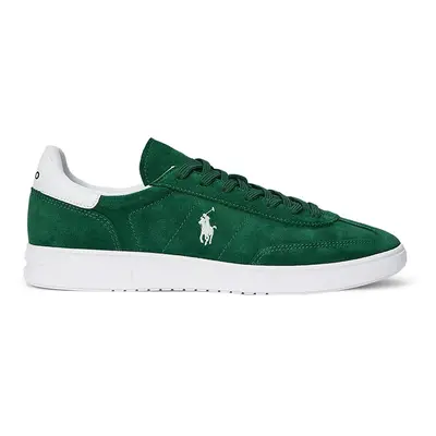 Semišové sneakers boty Polo Ralph Lauren Bedford Pp zelená barva, 809961180004