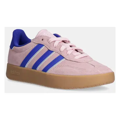 Sneakers boty adidas Barreda růžová barva, JP7107