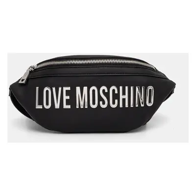 Ledvinka Love Moschino černá barva, JC4195PP1