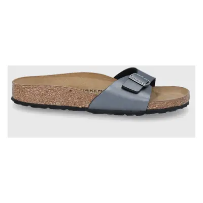 Pantofle Birkenstock Madrid dámské, šedá barva, 1021532-black