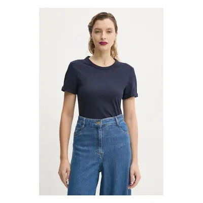 Bavlněné tričko G-Star Raw tmavomodrá barva, D26069-D975