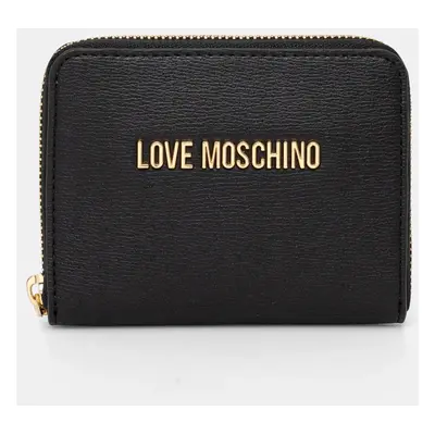 Peněženka Love Moschino černá barva, JC5702PP1