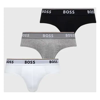 Spodní prádlo BOSS 3-pack pánské, bílá barva, 50475273