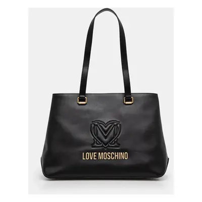 Kabelka Love Moschino černá barva, JC4365PP0L