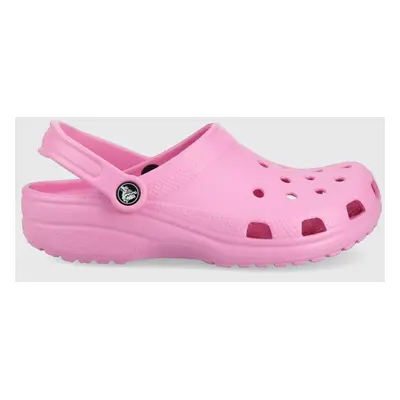 Pantofle Crocs růžová barva