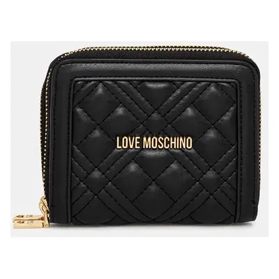 Peněženka Love Moschino černá barva, JC5634PP0L