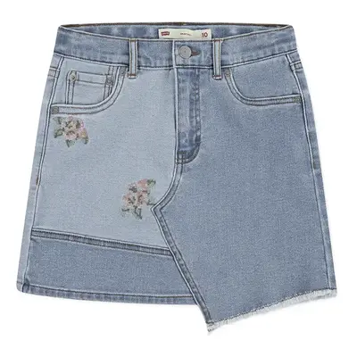 Dětská riflová sukně Levi's MASH UP SKIRT modrá barva, mini, 4EM271