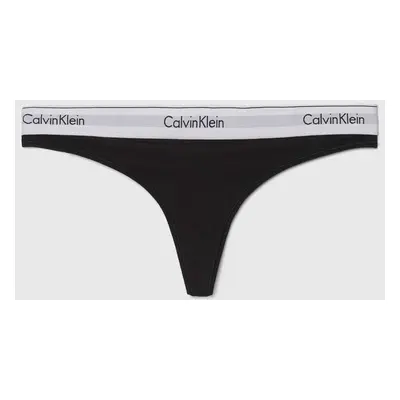 Tanga Calvin Klein Underwear černá barva, 0000F3786E