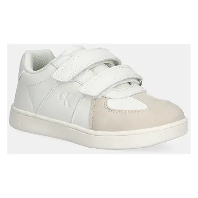 Dětské sneakers boty Calvin Klein Jeans bílá barva, V1X9-82075