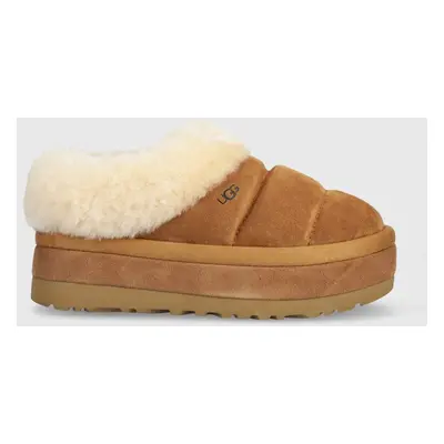 Semišové papuče UGG Tazzlita hnědá barva, 1146390