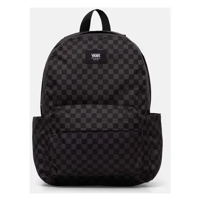 Dětský batoh Vans Old Skool Grom Check Backpack černá barva, velký, vzorovaný, VN000J3KBA51