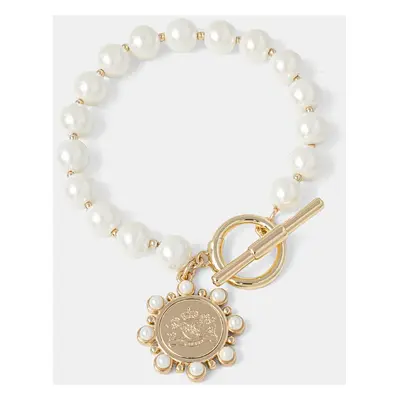 Náramek Lauren Ralph Lauren BR 7.25IN PEARL COIN FLEX 14B00433