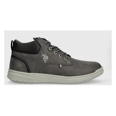 Sneakers boty U.S. Polo Assn. YGOR šedá barva, YGOR004M/CUY2