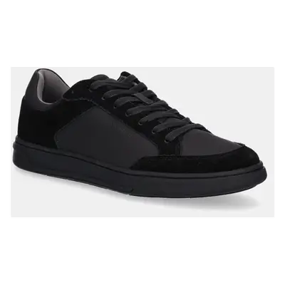 Sneakers boty Calvin Klein LOW TOP LACE UP REPREVE MIX černá barva, HM0HM01802