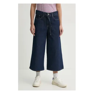 Džíny Levi's XL CULOTTE dámské, tmavomodrá barva, 001V1