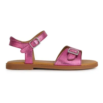 Dětské sandály Geox SANDAL fialová barva