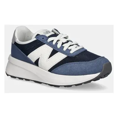 Dětské sneakers boty New Balance 370 modrá barva, GS370AG