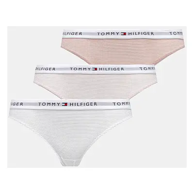 Kalhotky Tommy Hilfiger 3-pack bílá barva, UW0UW05531