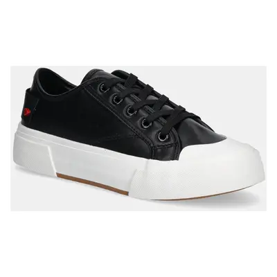 Sneakers boty Love Moschino černá barva, JA15012G1MIA0000