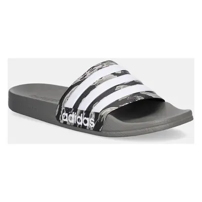 Pantofle adidas Adilette Shower pánské, zelená barva, JQ2295