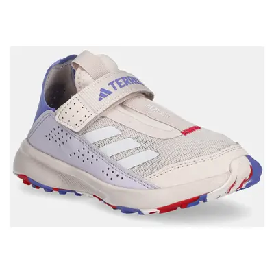 Dětské sneakers boty adidas TERREX TERREX VOYAGER 21 SLIPON béžová barva, IH1330