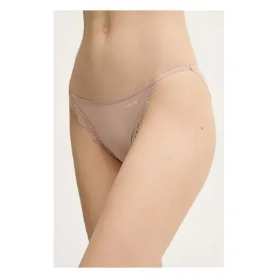 Kalhotky Calvin Klein Underwear béžová barva, LV00QD5269