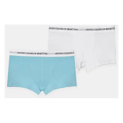 Dětské boxerky United Colors of Benetton 2-pack modrá barva, 3OP80X230