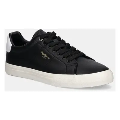 Sneakers boty Pepe Jeans KENTON FRESH M černá barva, PMS31076