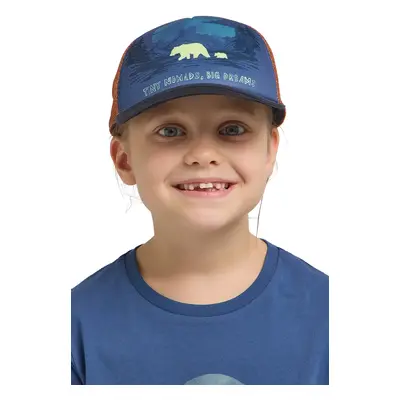 Dětská baseballová čepice Jack Wolfskin ANIMAL MESH CAP K modrá barva, 1908565