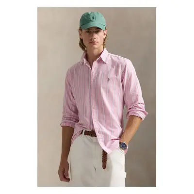 Bavlněná košile Polo Ralph Lauren více barev, regular, s límečkem button-down, 710928918