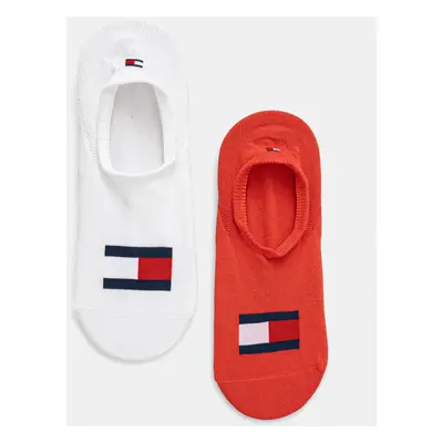 Ponožky Tommy Hilfiger 2-pack oranžová barva