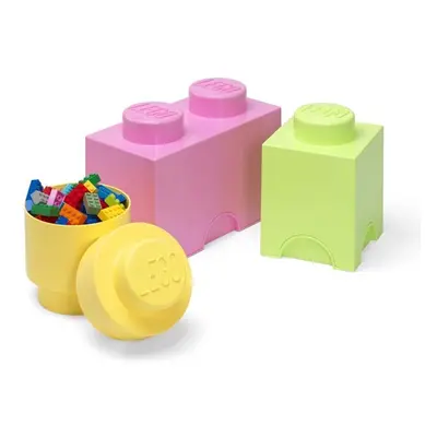 Sada skladovacích nádob s víkem Lego 3-pack