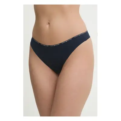 Tanga Tommy Hilfiger tmavomodrá barva, UW0UW05214