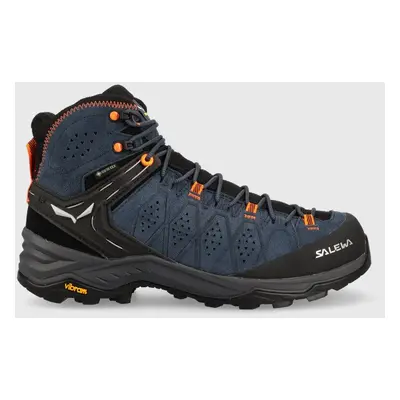 Boty Salewa Alp Trainer 2 Mid GTX pánské, tmavomodrá barva, zateplené, 00-0000061382