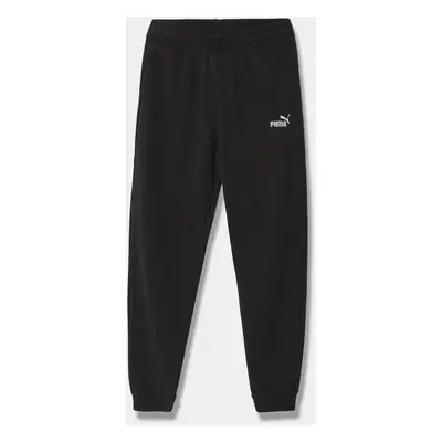 Dětské tepláky Puma ESS No. 1 Logo Sweatpants TR černá barva, s aplikací, 684914