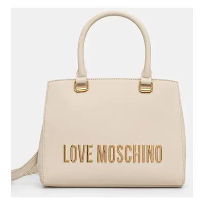 Kabelka Love Moschino béžová barva, JC4022PP1