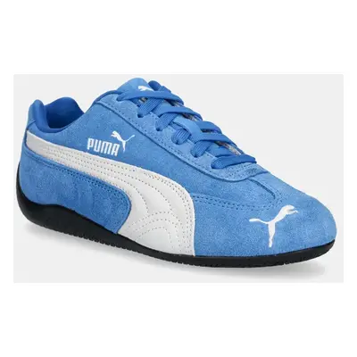 Semišové sneakers boty Puma Speedcat OG modrá barva, 398846