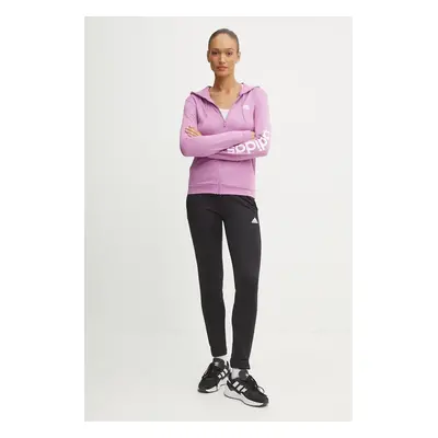 Tepláková souprava adidas Essentials fialová barva, IX1127