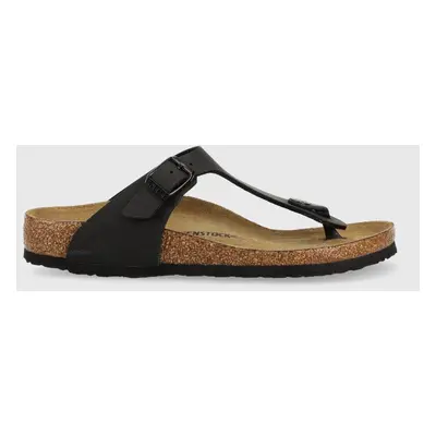 Dětské žabky Birkenstock Gizeh černá barva