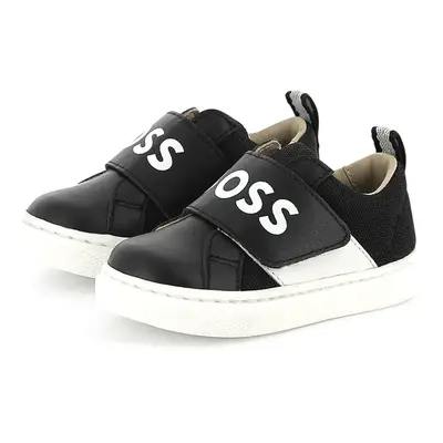 Dětské sneakers boty BOSS černá barva, J52161