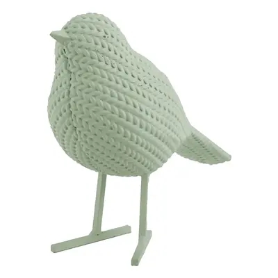 Dekorativní figurka Present Time Statue Knitted Bird Small zelená barva