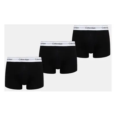 Boxerky Calvin Klein Underwear 3-pack pánské, černá barva, LV00NB4392