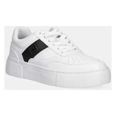 Sneakers boty Armani Exchange bílá barva, XDX176 XV917 K488