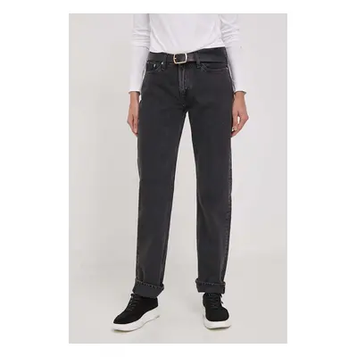 Džíny Calvin Klein Jeans dámské, high waist, J20J222434