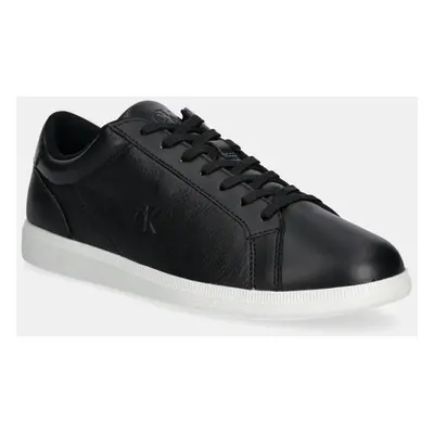 Sneakers boty Calvin Klein Jeans LOW PROFILE CUPSOLE CM černá barva, YM0YM01190