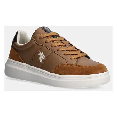 Sneakers boty U.S. Polo Assn. CODY hnědá barva, CODY003M/DYS2