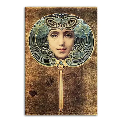 Reprodukce Louis Welden Hawkins, Face in Mirror 50 x 70 cm