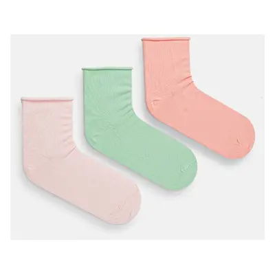 Ponožky United Colors of Benetton 3-pack dámské, černá barva