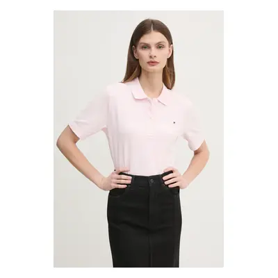 Polo tričko Tommy Hilfiger tmavomodrá barva, WW0WW43224