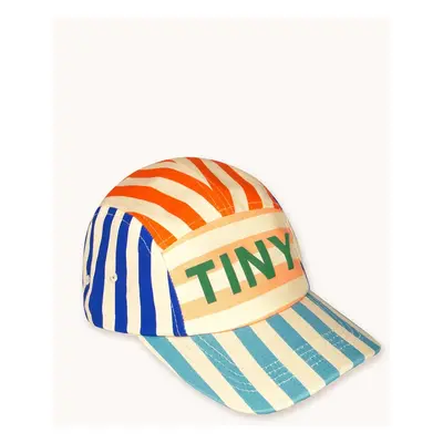 Dětská bavlněná kšiltovka Tinycottons STRIPED CAP béžová barva, SS25-425